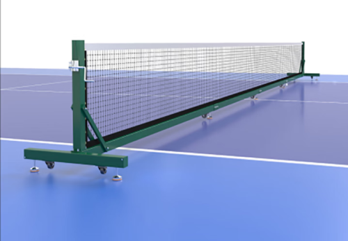 X-RIVAL FITNESS网球场地专用网柱球网一套装 绿色