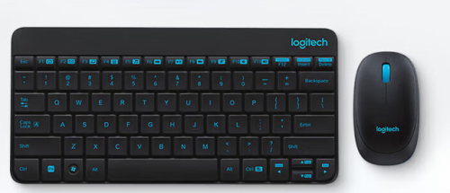 罗技(Logitech)MK245Nano 【企业级】无线办公键鼠套装 电脑笔记本键鼠迷你紧凑带无线2.4G接收器 黑