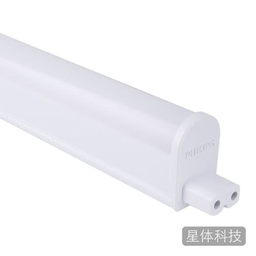 飞利浦(PHILIPS)明皓系列T5 LED一体化支架灯日光节能灯管全套1.2米13W白光6500K 不含连接线和电源线