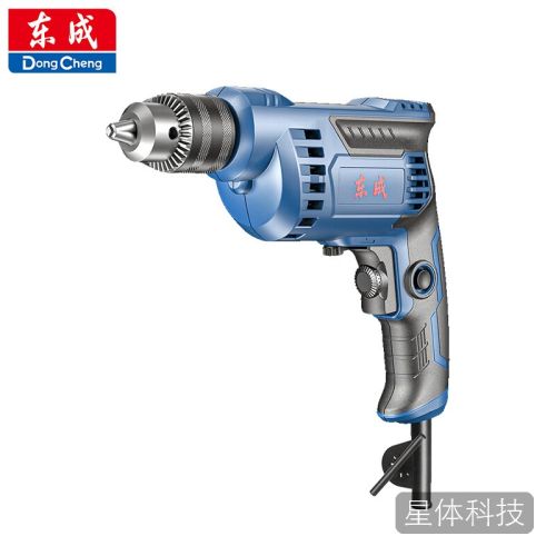 东成600W手电钻正反转可调速多功能家用电钻电动工具J1Z-FF05-10B