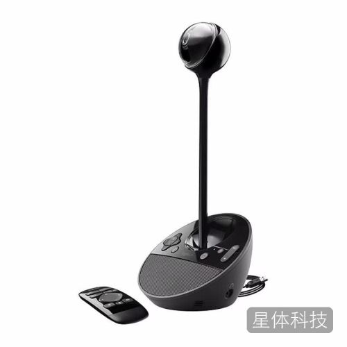 罗技(Logitech)工业高清摄像头电脑摄像头 遥控带麦克风1080P【1个BCC950黑色】