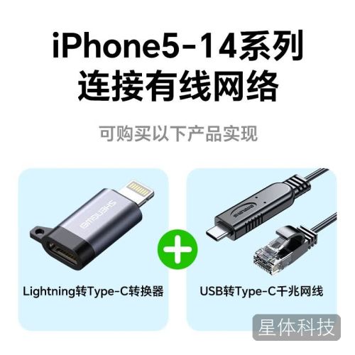 胜为Type-c转网线 1.5米笔记本连接网线接口手机苹果17/16/15华为小米连接路由器千兆网络 EUR1002G