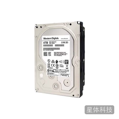 西部数据(WD)4TB 企业级机械硬盘DC HC310 SAS 7200转256MB CMR垂直 服务器硬盘 3.5英寸HUS726T4TAL5204