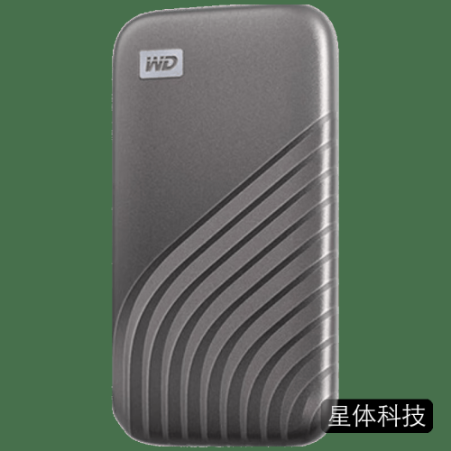 西部数据（WD）1TB NVMe 移动固态硬盘（PSSD）My Passport随行SSD type-c接口 1050MB/s 灰色WDBAGF0010BGY