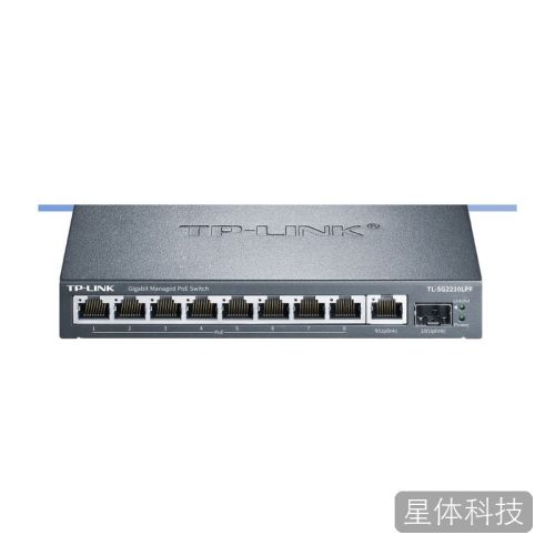 普联(TP-LINK)全千兆云管理PoE交换机TL-SG2210LPF