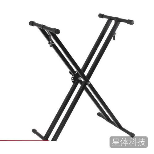 橙央优质双管电子琴架电钢琴架古筝架双管琴架双管 标准款电子琴X架