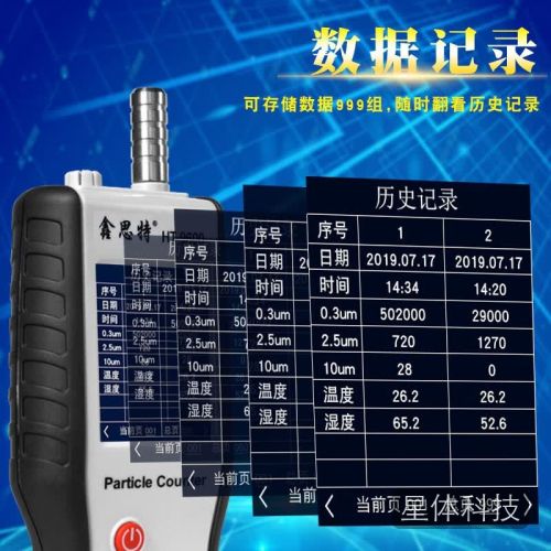 鑫思特粒子计数器HT-9600百级千级洁净度粉尘颗粒物检测仪