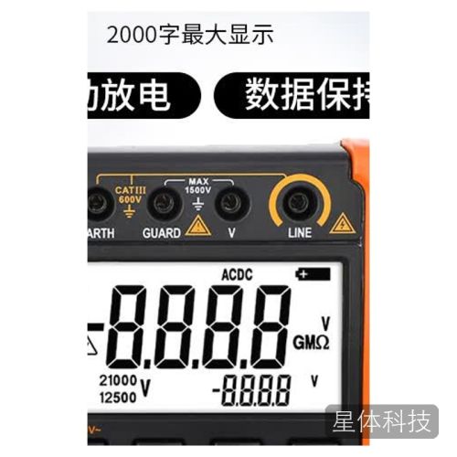 胜利绝缘电阻测试仪VC60B+ 直流1000V
