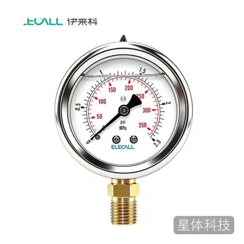 径向耐震真空压力表 0-2.5MPa