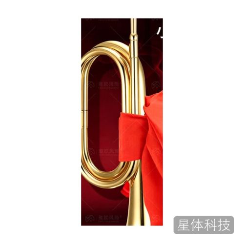 C调黄铜小号乐器
