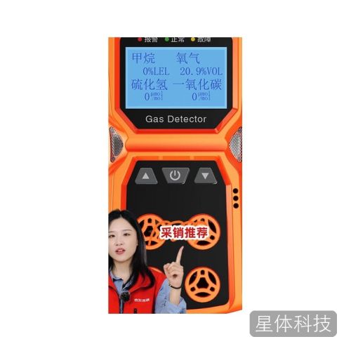 爱德克斯四合一气体检测仪 报警器便携款