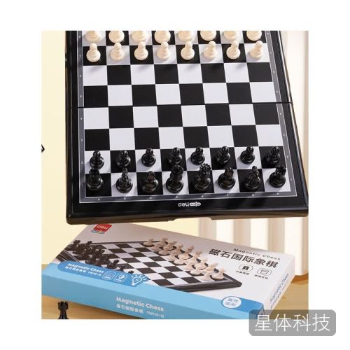 得力（deli）国际象棋套装折叠棋盘磁石国际象棋