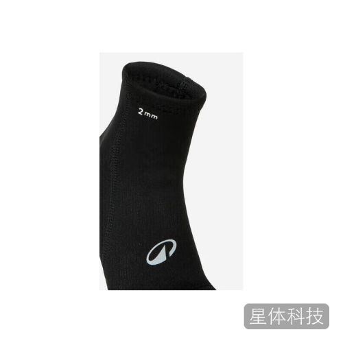 迪卡侬长筒浮潜袜游泳冲浪防水袜脚蹼配套