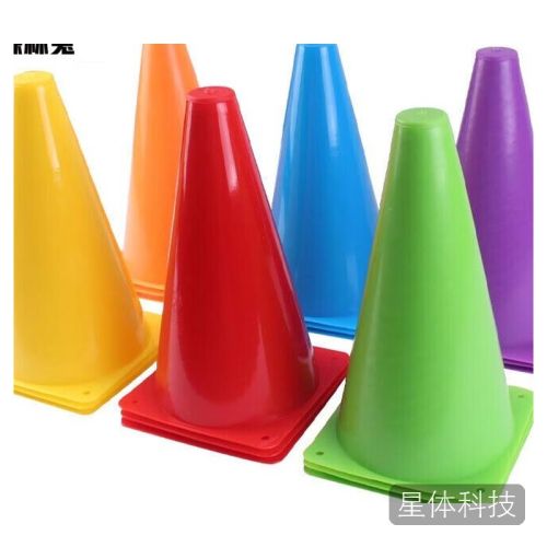 森林兔23cm足球训练标志桶10个装